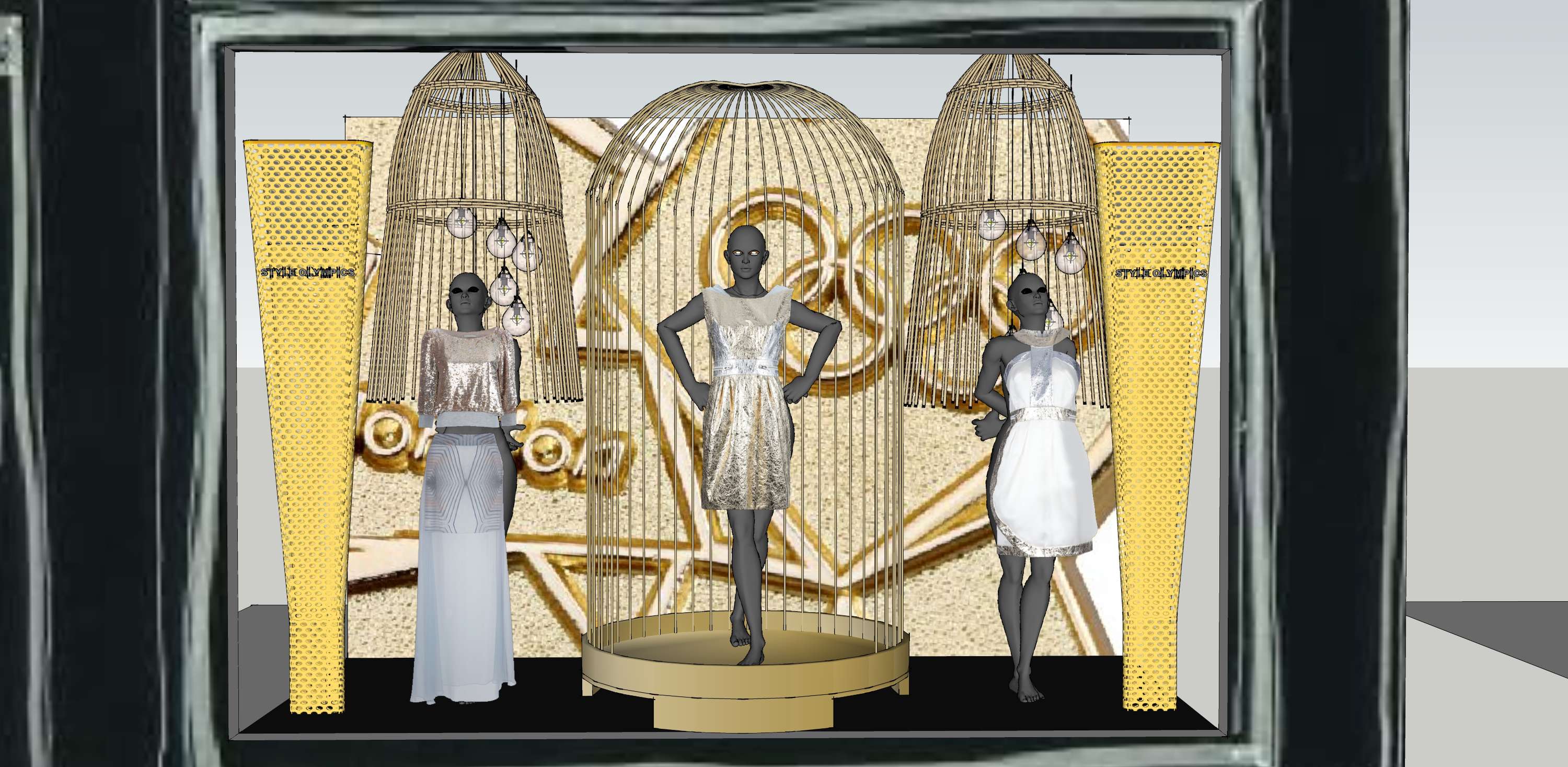 Wolf & Badger window display competition by Bianca Jutaru